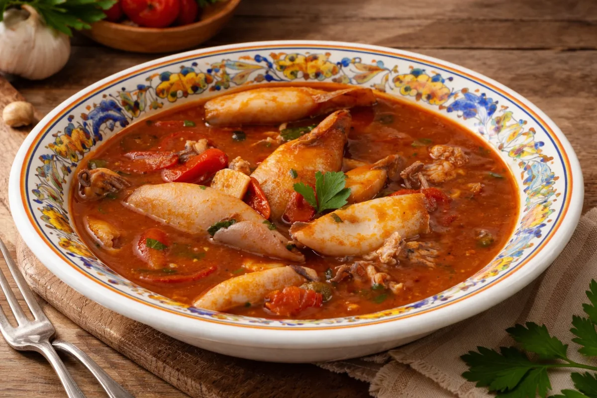 Calamari in umido: la Sicilia in bocca