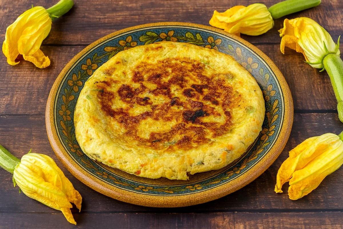 Frittata con fiori di zucca: Soffice delizia siciliana