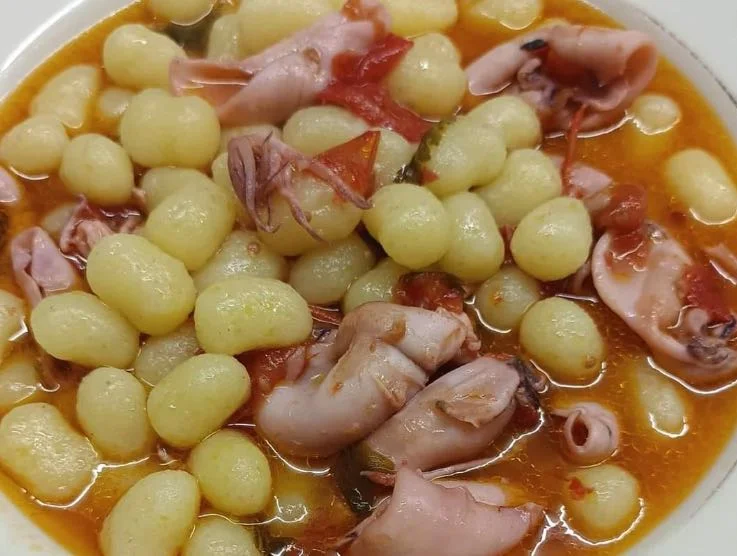 Tender Gnocchetti with Baby Squid: A Coastal Feast from Sicily to Your Plate