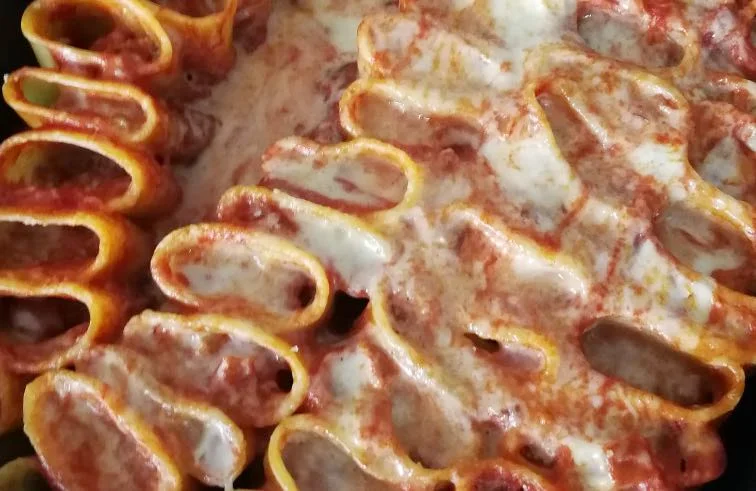 Oven-Baked Paccheri Stuffed with Ricotta and Tuma: A Sicilian Classic