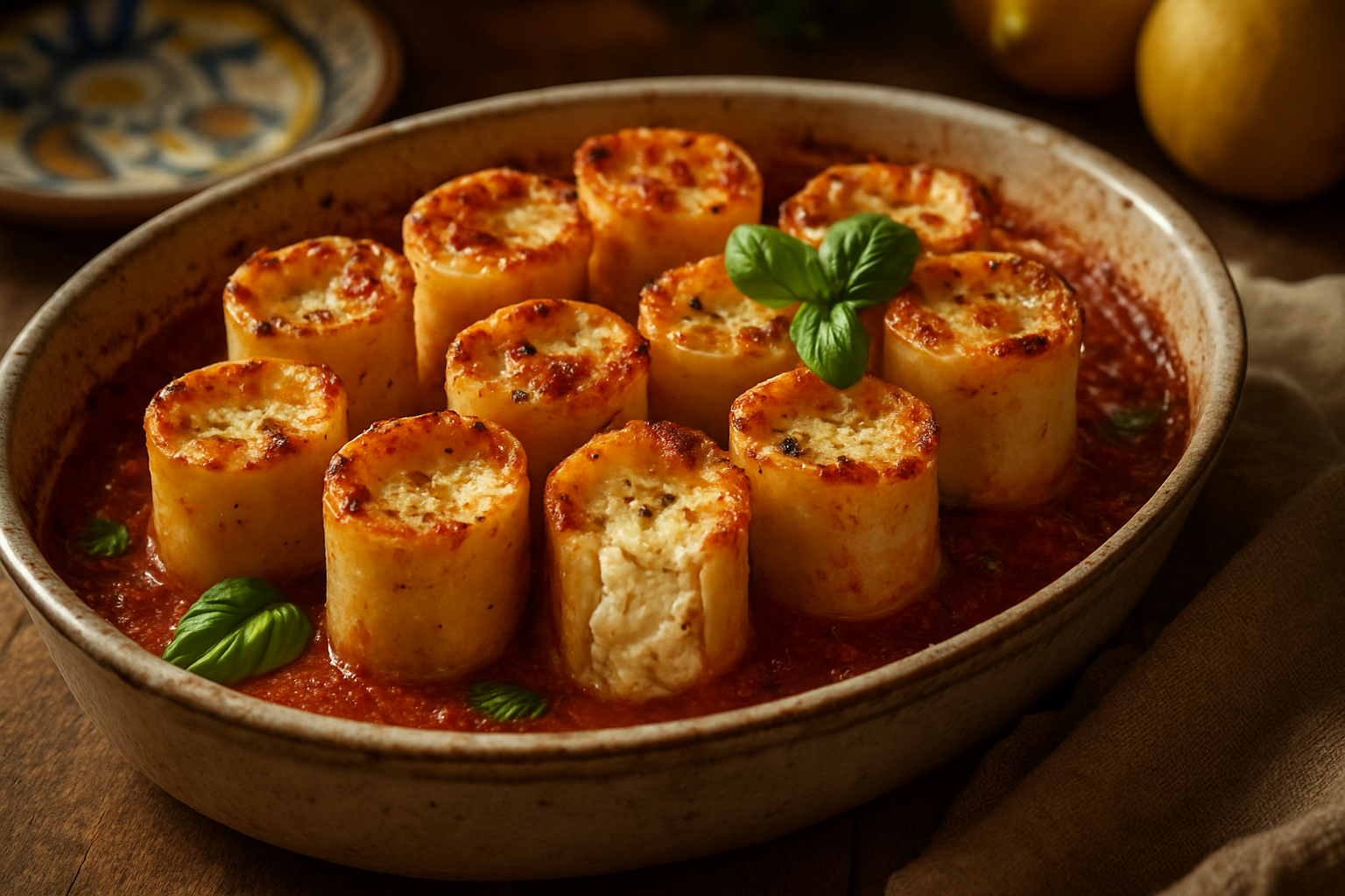 Stuffed Paccheri