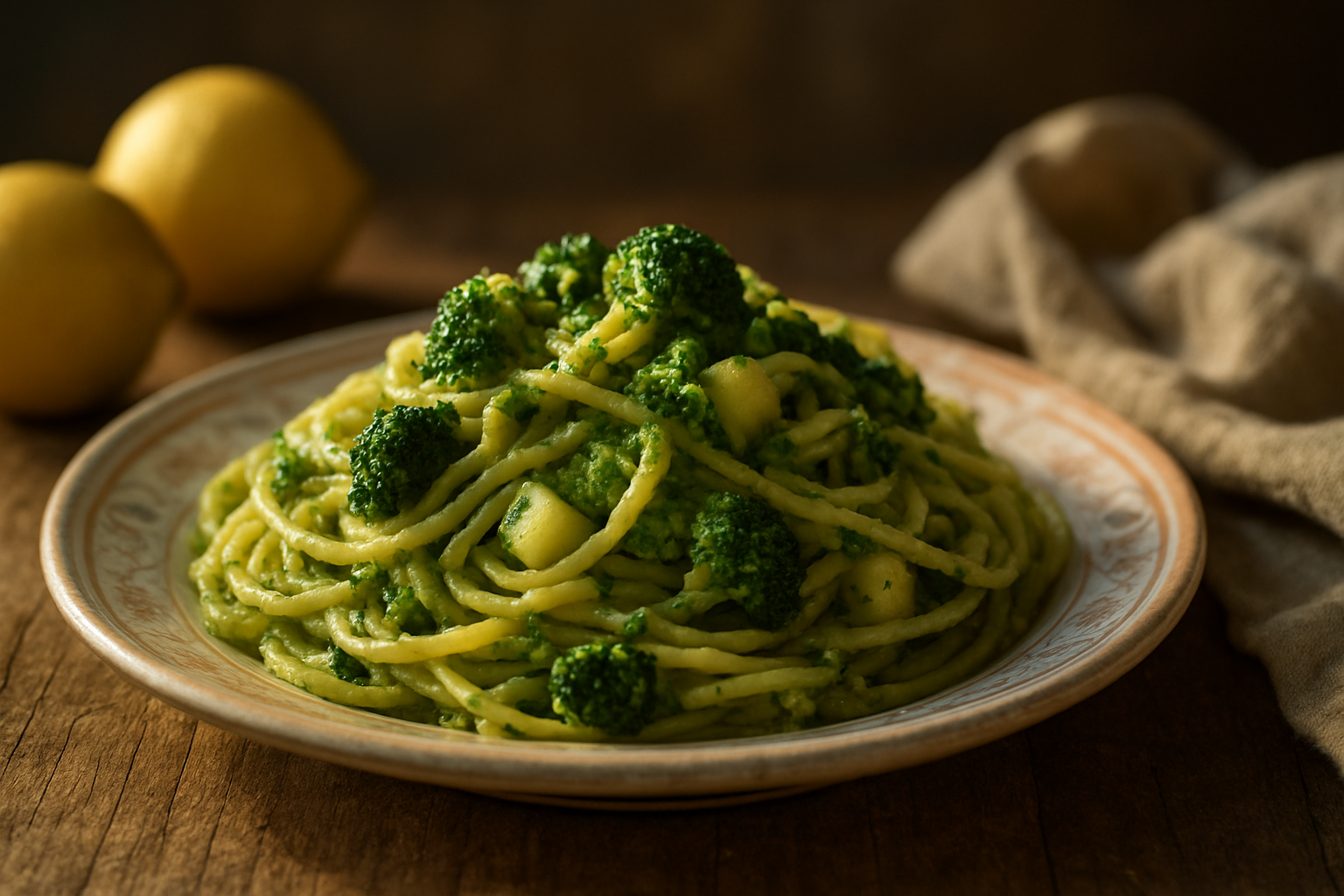 Pasta with Broccoli and Potatoes: A Heartfelt Hug of Flavours