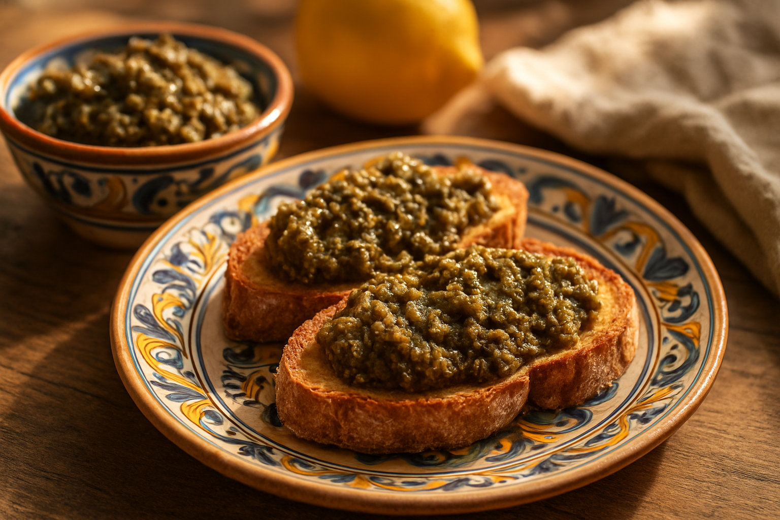 Sicilian Olive Pâté: Authentic Mediterranean Starter Recipe