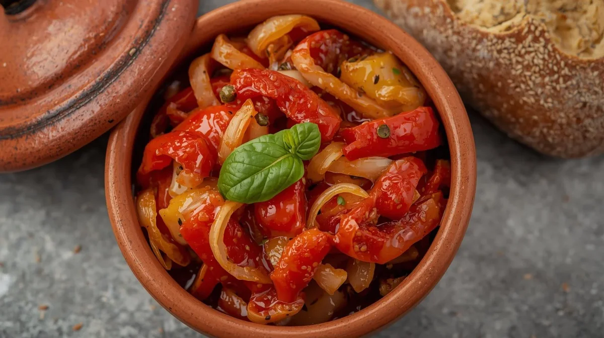 Sizilianische Peperoni corno im süß-sauren Mantel