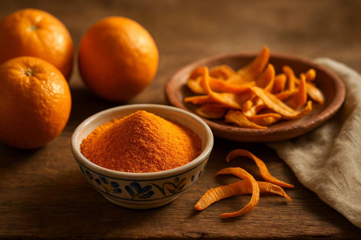 Orange Peel Powder: A Zesty Sicilian Delight