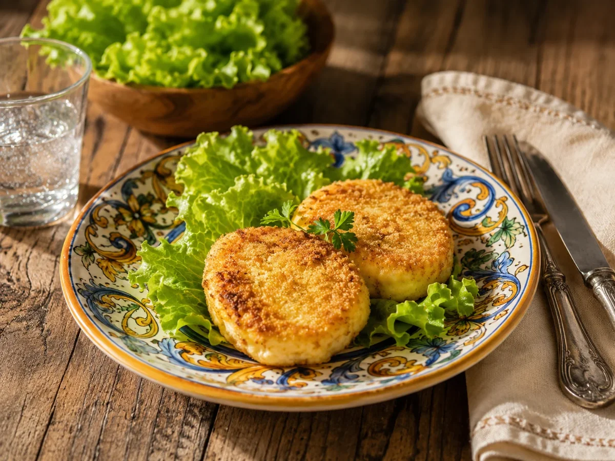 Sicilian Fried Breaded Ricotta
