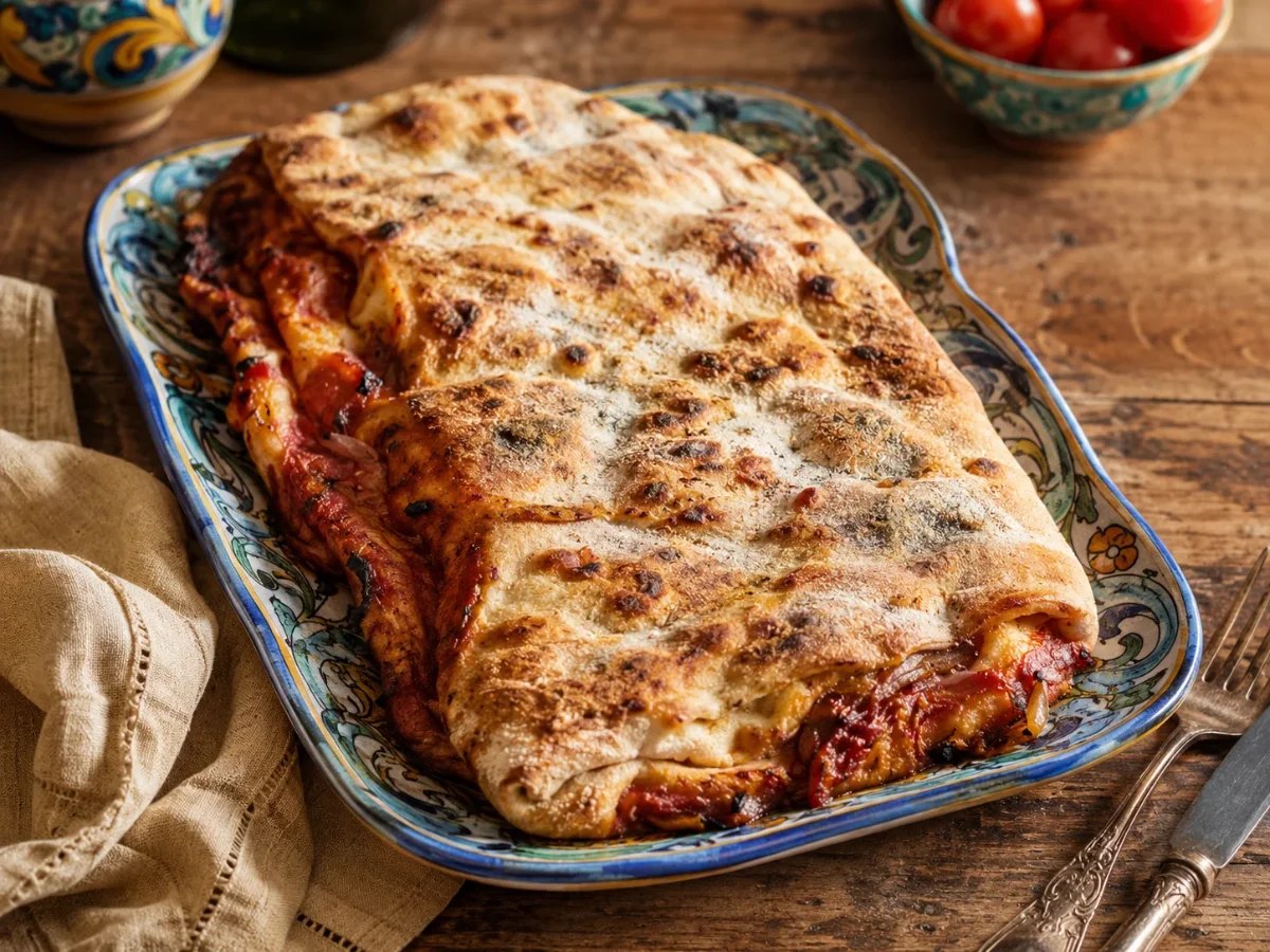 Scacce con salsa di pomodoro e cipolla: ricetta ragusana