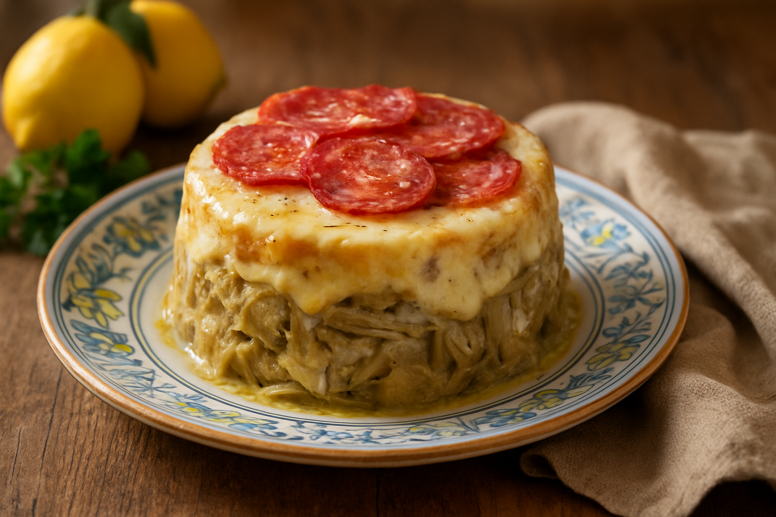 Sizilianisches Artischocken-Soufflé – Traditionelles Hauptgericht aus Sizilien