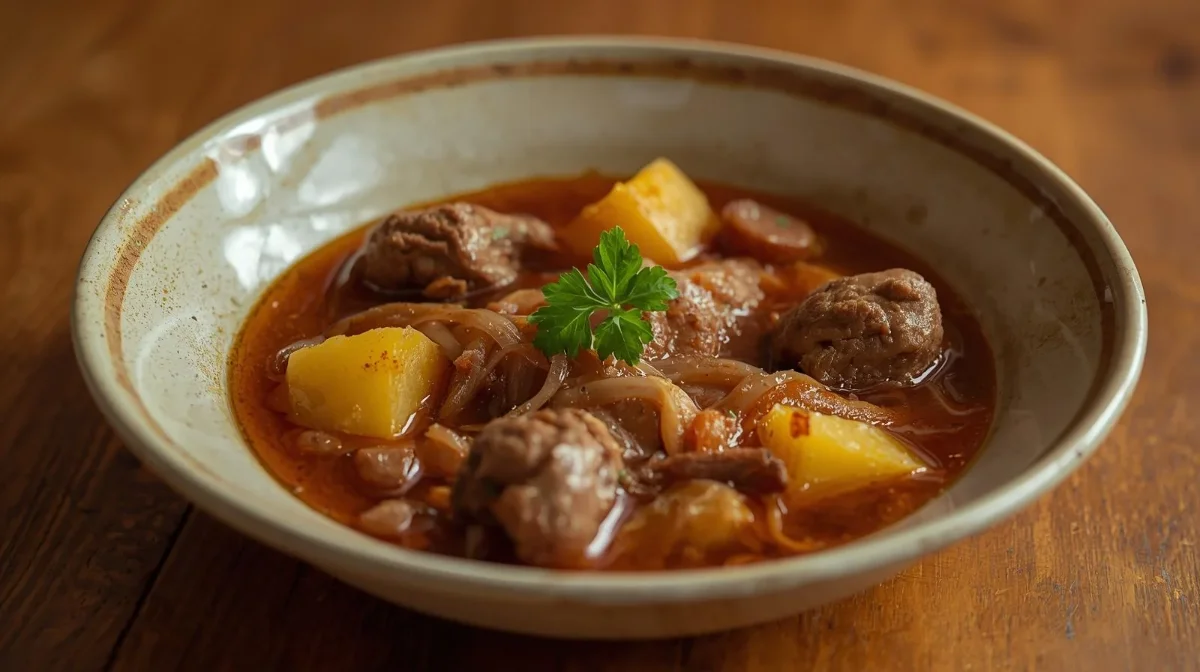 Spezzatino aggrassato alla messinese con patate