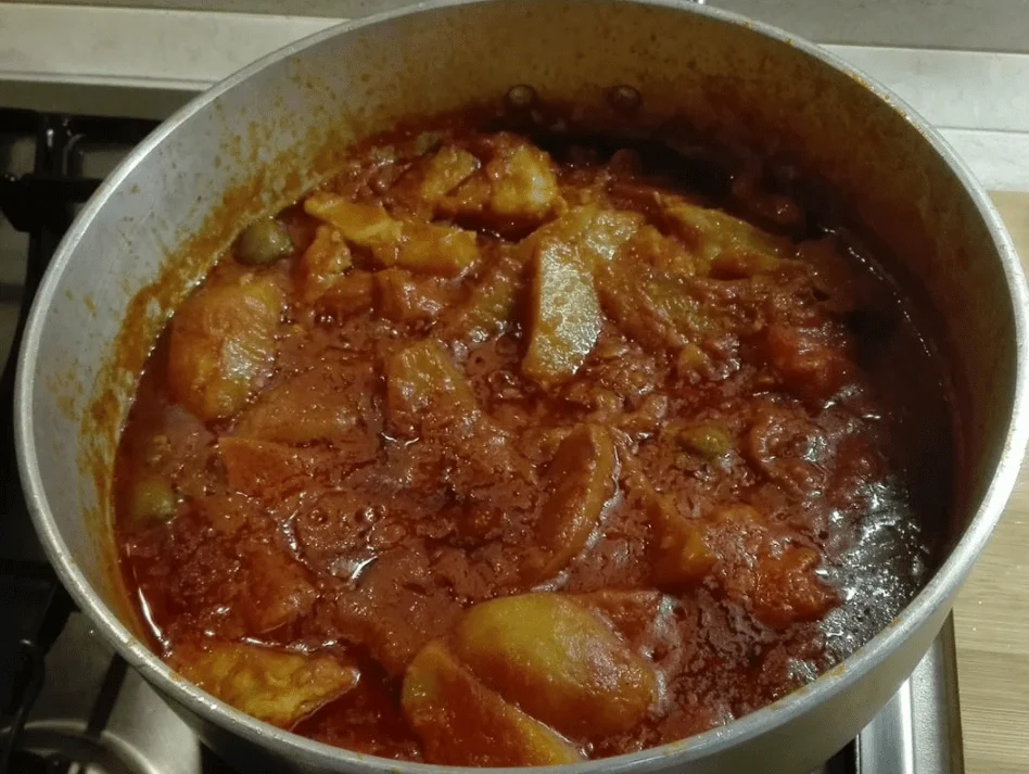 Stoccafisso a ghiotta alla messinese