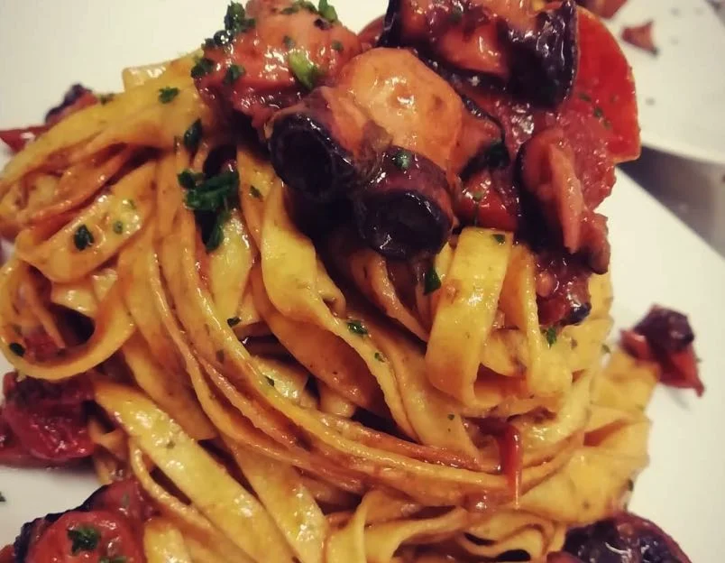 Tagliatelle with Octopus: A Refreshing Taste of Sicily