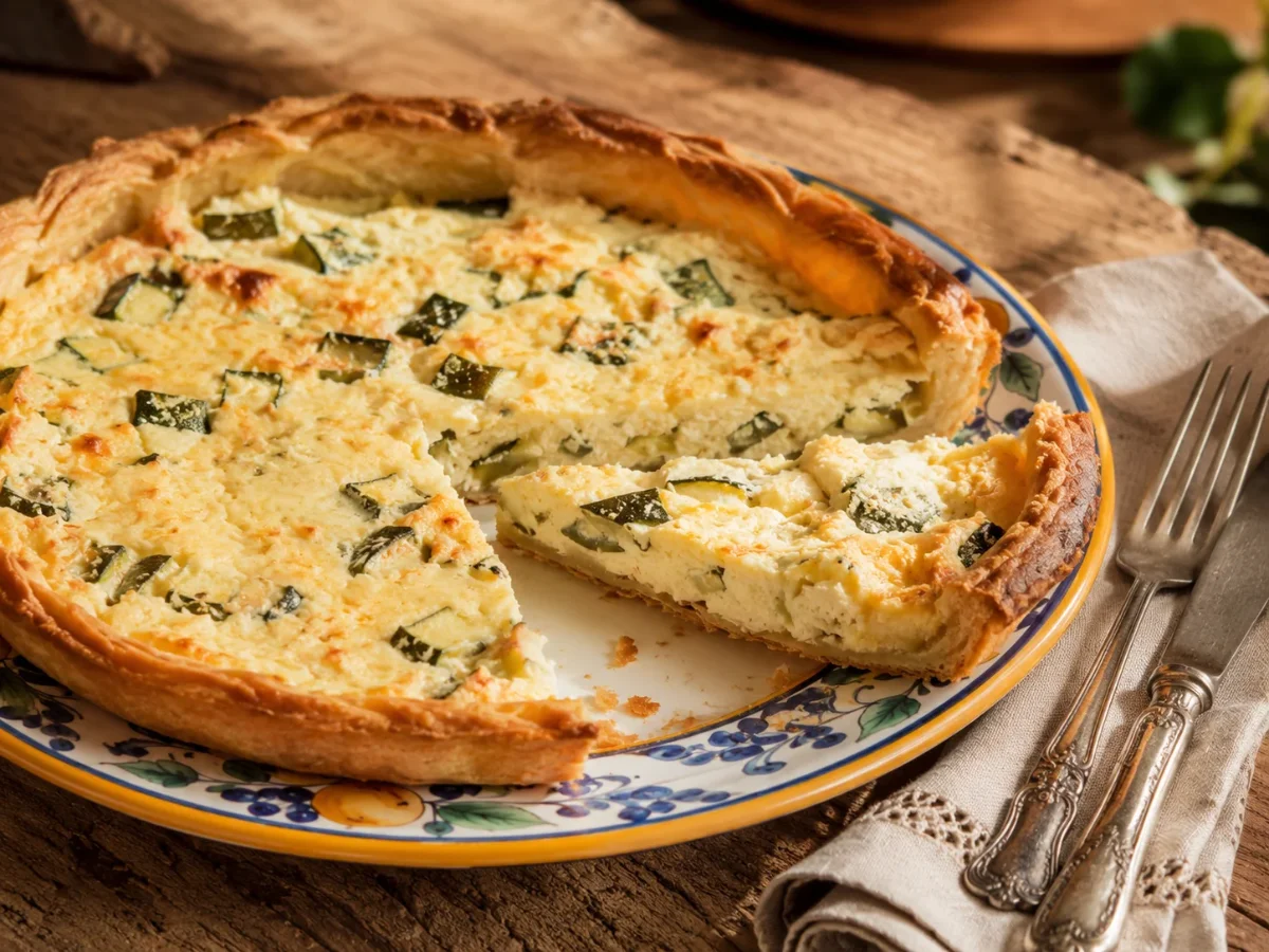 Torta salata con zucchine e ricotta: ricetta facile