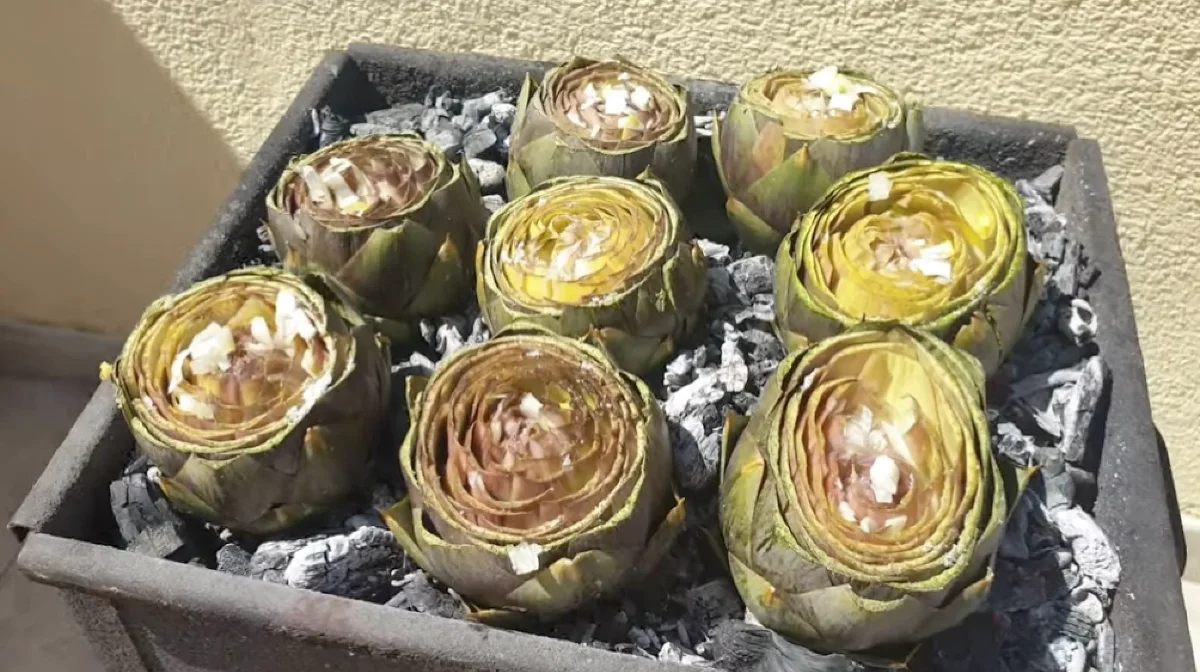 Carciofi arrostiti alla siciliana